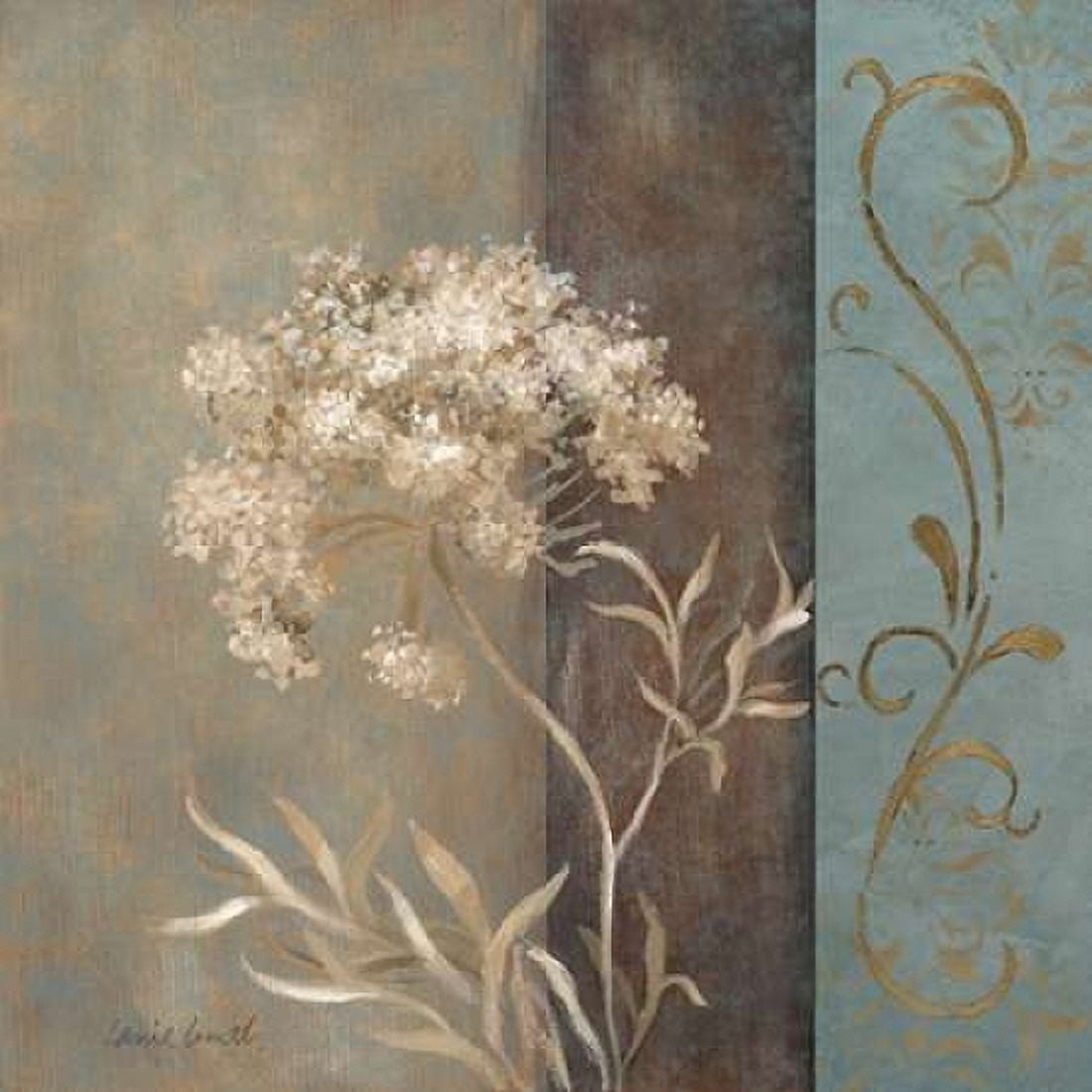 Posterazzi Delicate Beauty in Blue II Canvas Art - Lanie Loreth (24 x 24)