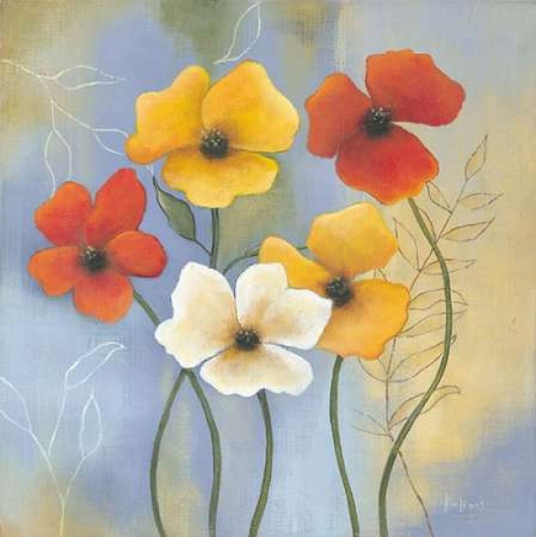 Posterazzi Delightful Splendor Canvas Art - Kim Lewis (24 x 24)