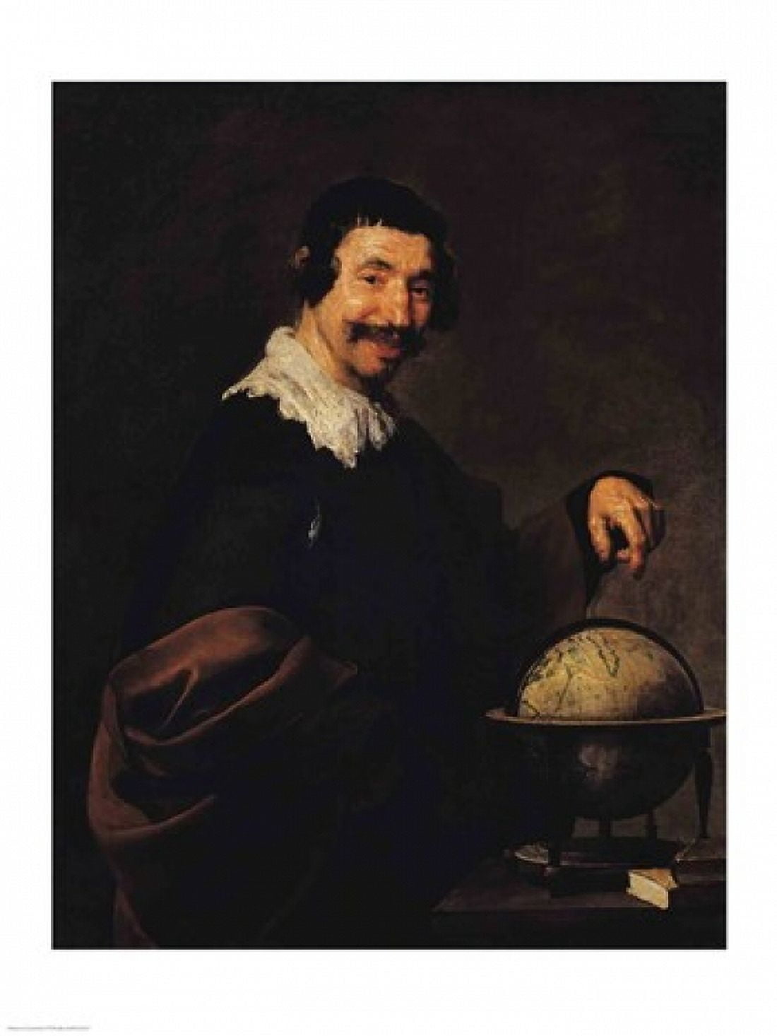 Posterazzi Democritus Canvas Art - Diego Velazquez (24 x 36)