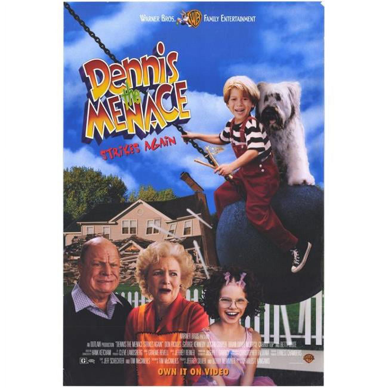 Posterazzi Dennis the Menace Strikes Again Movie Poster - 27 x 40 in. -  Walmart.com, image size:1300x1300