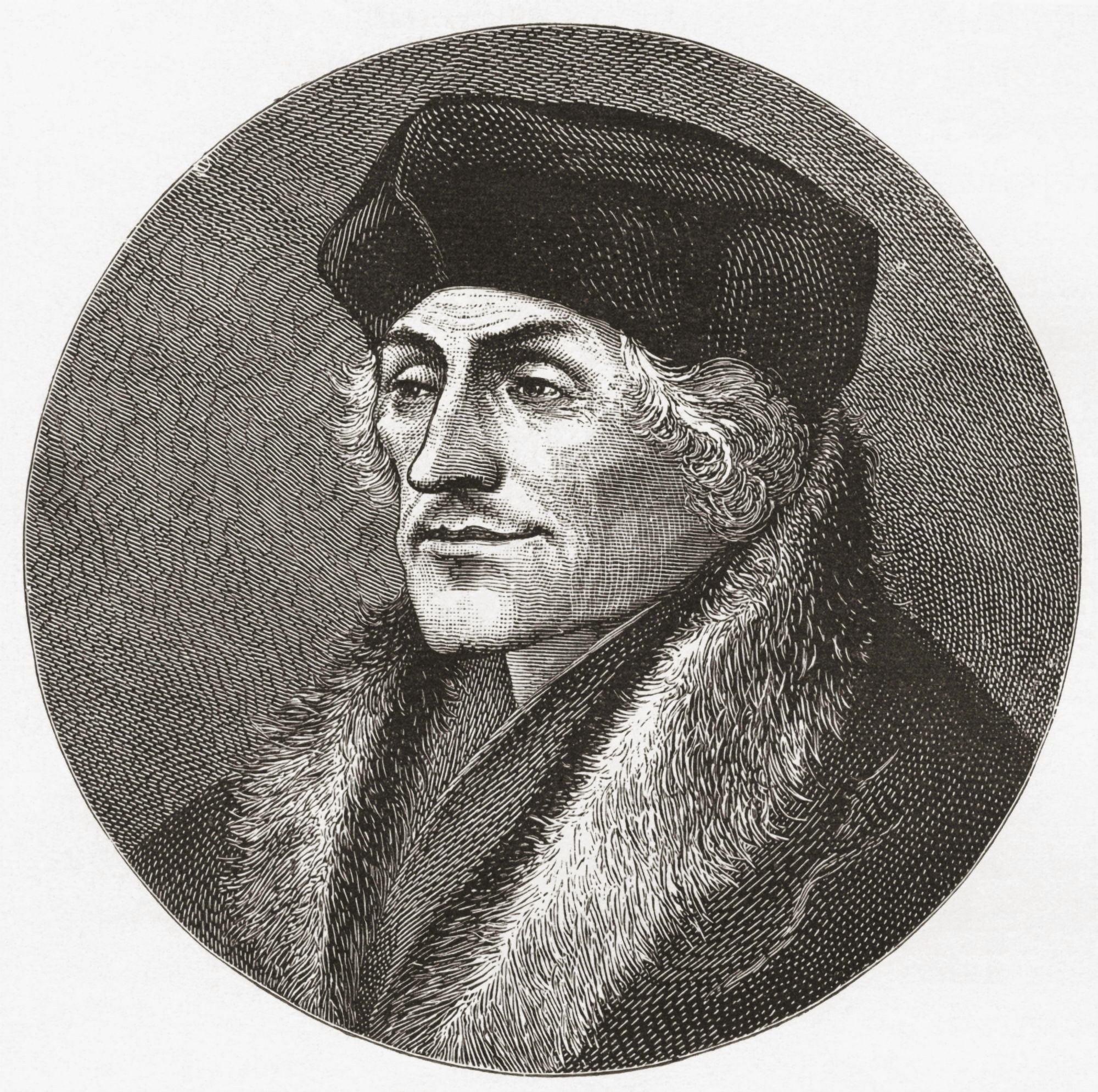 Posterazzi Desiderius Erasmus Roterodamus 1466 Canvas Art - Ken Welsh Design Pics (24 x 24)
