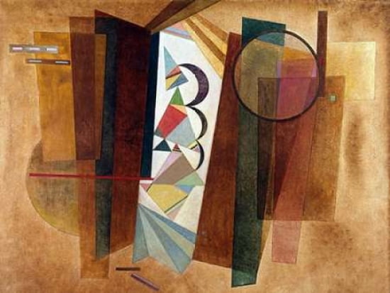 Posterazzi Developpement en brun Canvas Art - Wassily Kandinsky (22 x 28)