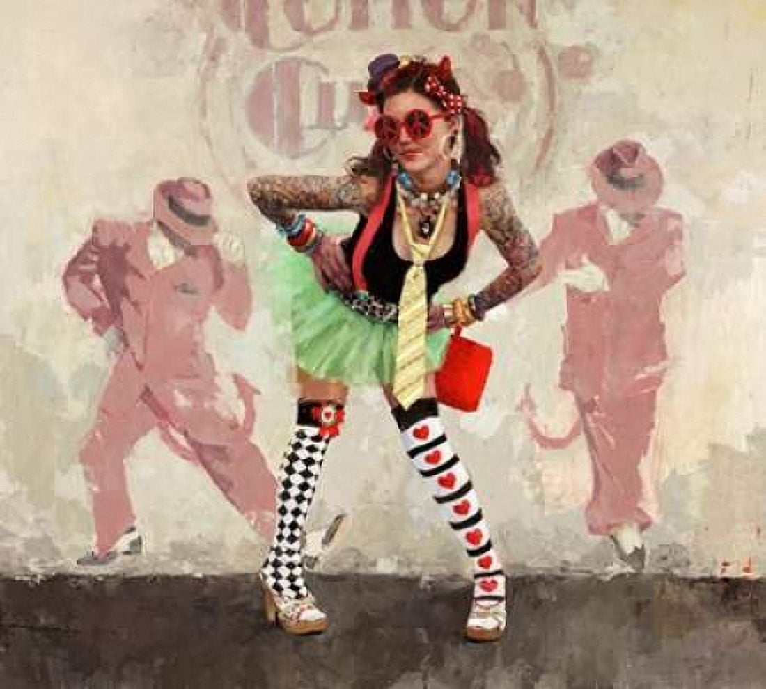Posterazzi Devil or Angel Canvas Art - Michael Fitzpatrick (24 x 24)