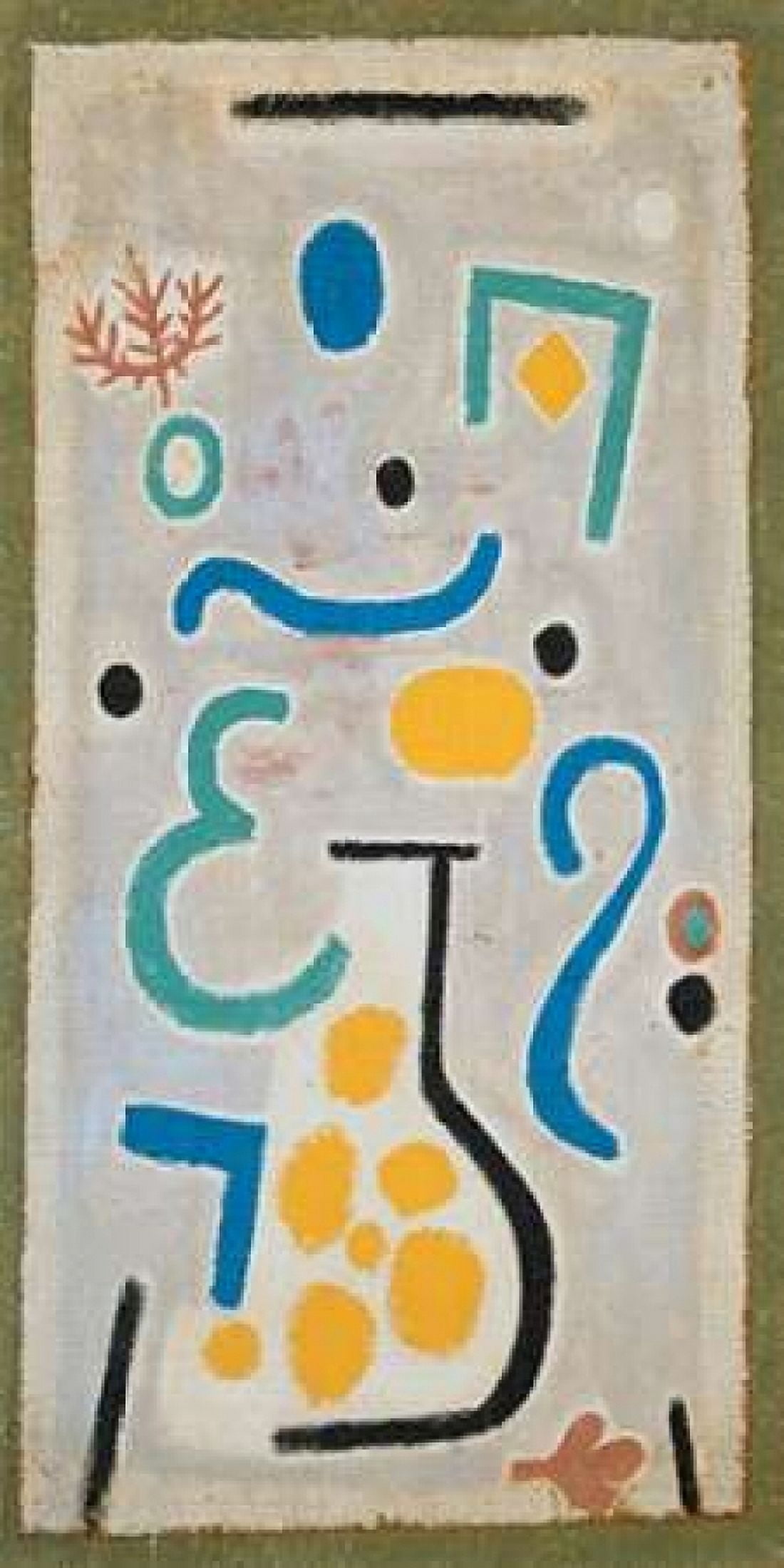 Posterazzi Die Vase Canvas Art - Paul Klee (24 x 48)
