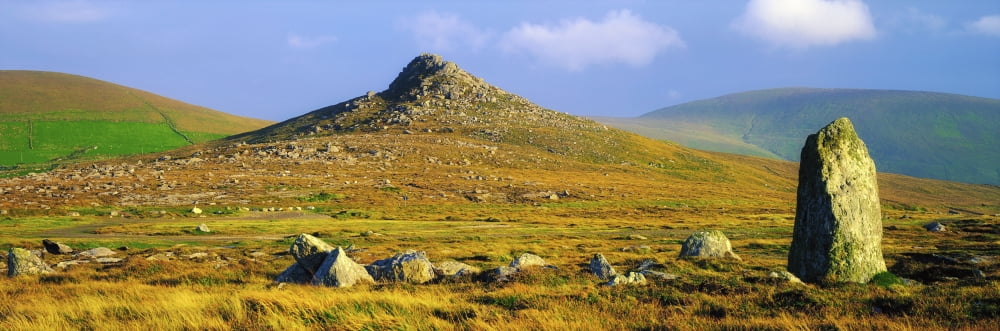 Posterazzi Dingle Peninsula Co Kerry Ireland Rocky Terrain In Ireland Canvas Art - The Irish Image Collection Design Pics (44 x 14)