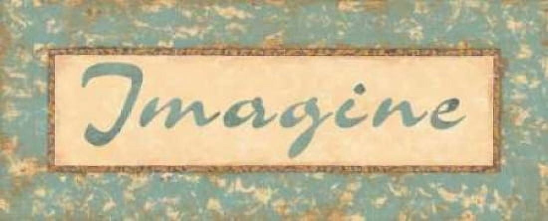 Posterazzi Distressed Aqua II Canvas Art - Jillian Jeffrey (24 x 48)
