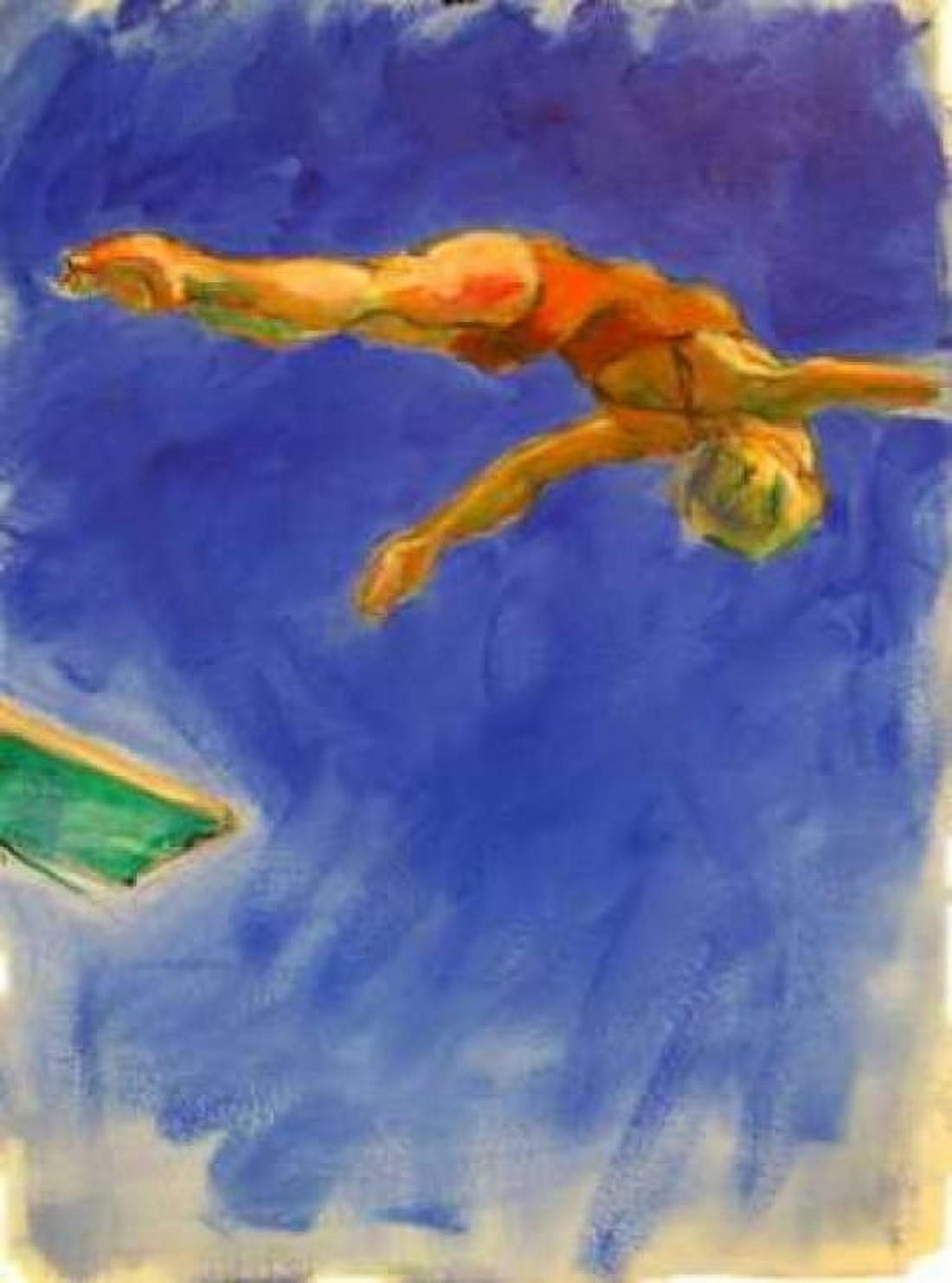 Posterazzi Diver Canvas Art - Kate Hoffman (18 x 24)