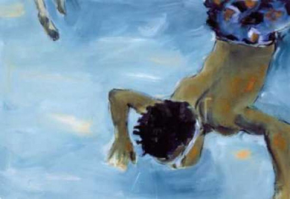 Posterazzi Diving for Quarters Canvas Art - Kate Hoffman (20 x 28)