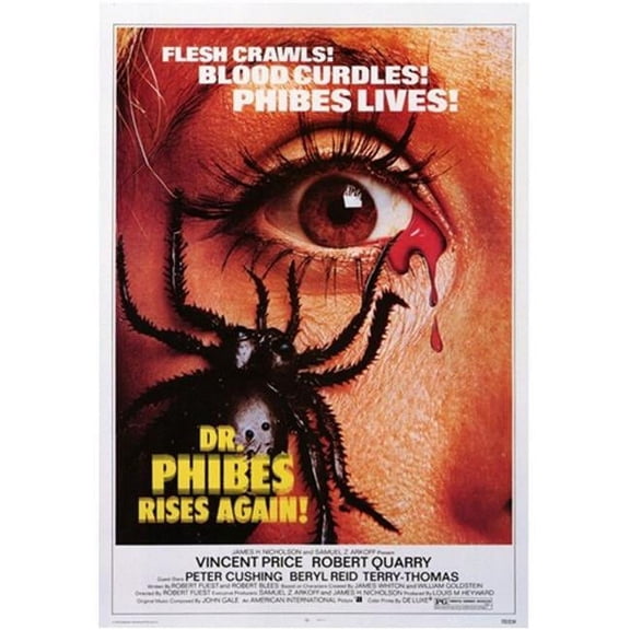 Posterazzi  Doctor Phibes Rises Again Movie Poster - 11 x 17 in.