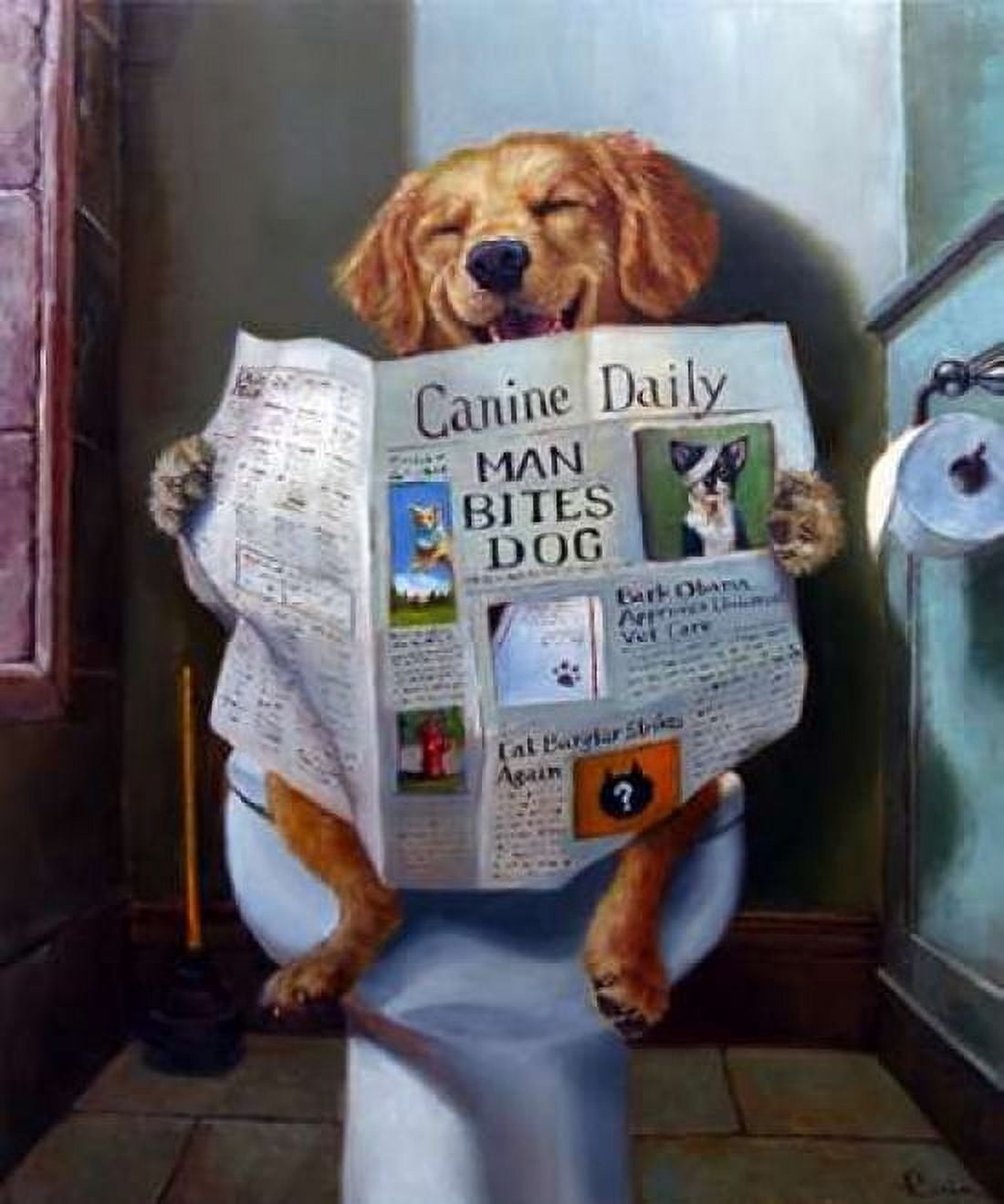 Posterazzi Dog Gone Funny Canvas Art - Lucia Heffernan (20 x 24)