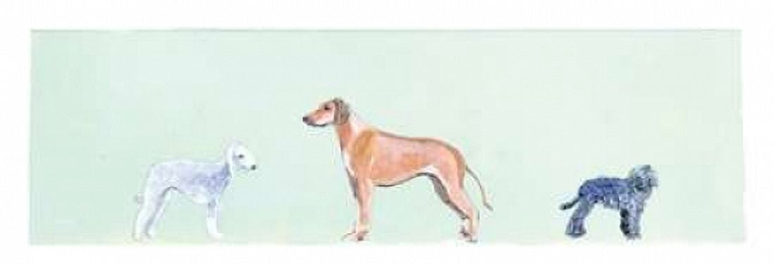Posterazzi Dogs Panel I Canvas Art - Debbie Nicholas (24 x 48)