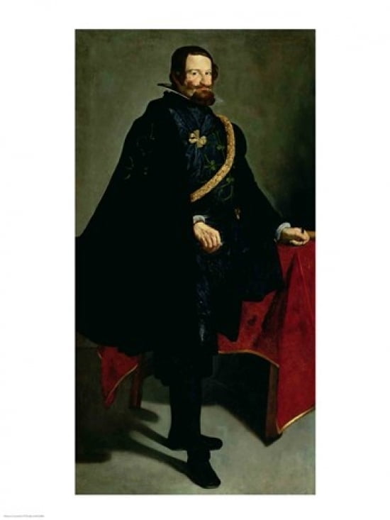Posterazzi Don Gaspar de Guzman Canvas Art - Diego Velazquez (24 x 36)