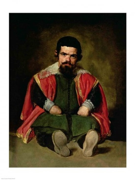 Posterazzi Don Sebastian de Morra Canvas Art - Diego Velazquez (24 x 36)