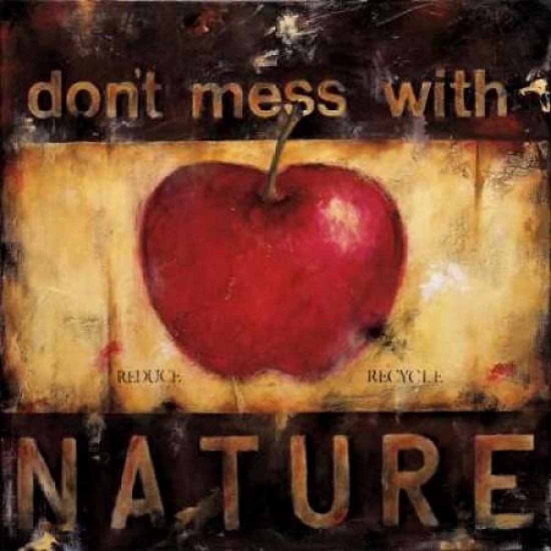 Posterazzi Dont Mess With Nature Canvas Art - Wani Pasion (24 x 24)