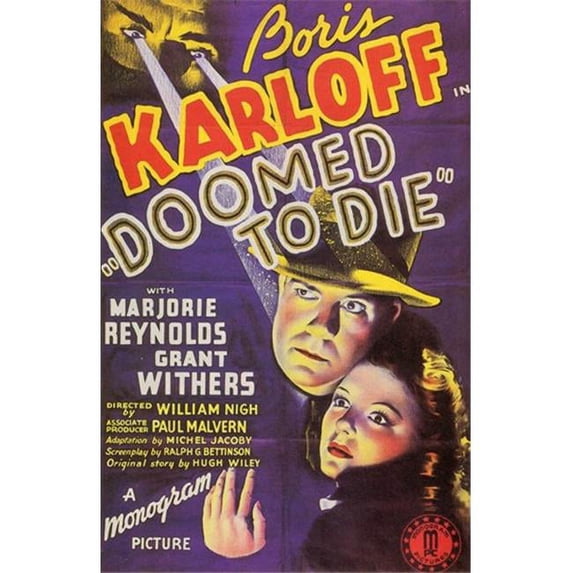 Posterazzi Doomed to Die Movie Poster - 11 x 17 in.
