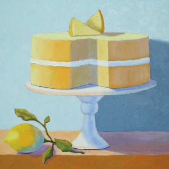 Posterazzi Double Layer Lemon Cake Canvas Art - Patricia Doherty (24 x 24)