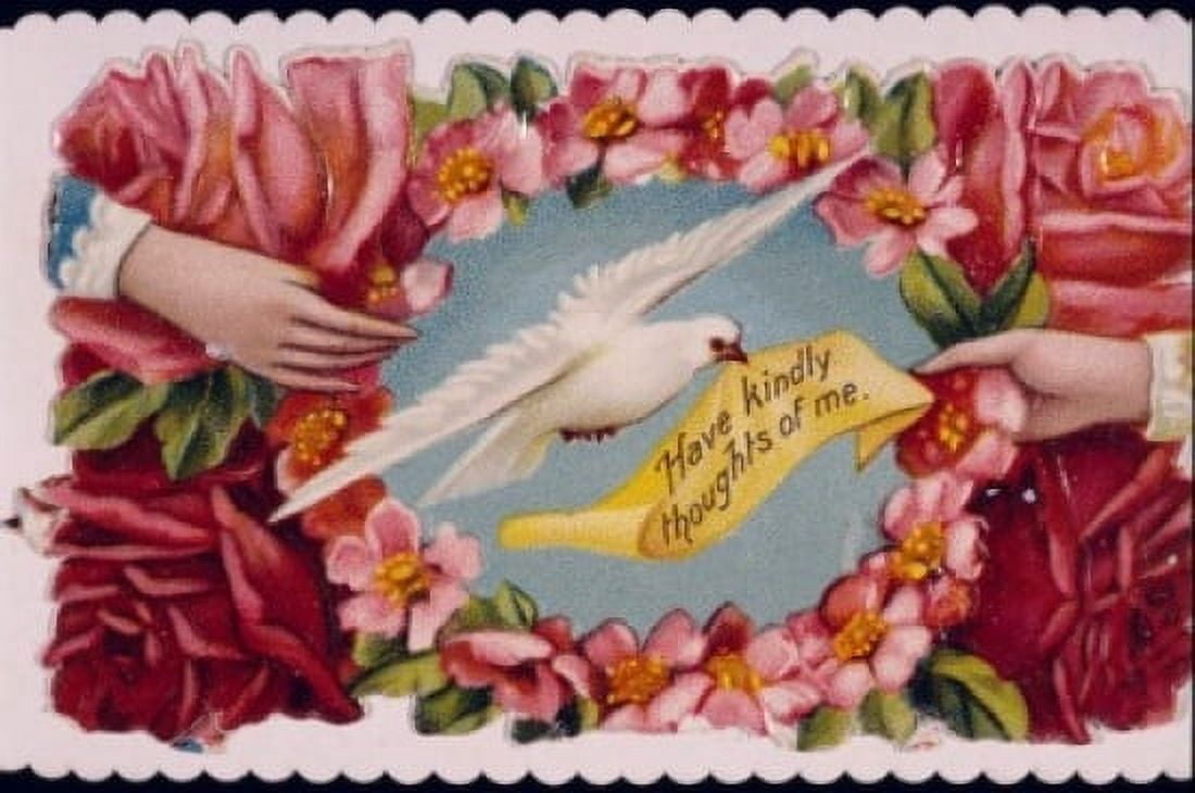 Posterazzi Dove - Have Kindly Thoughts of Me by Artist Unknown Canvas Art - (24 x 36)