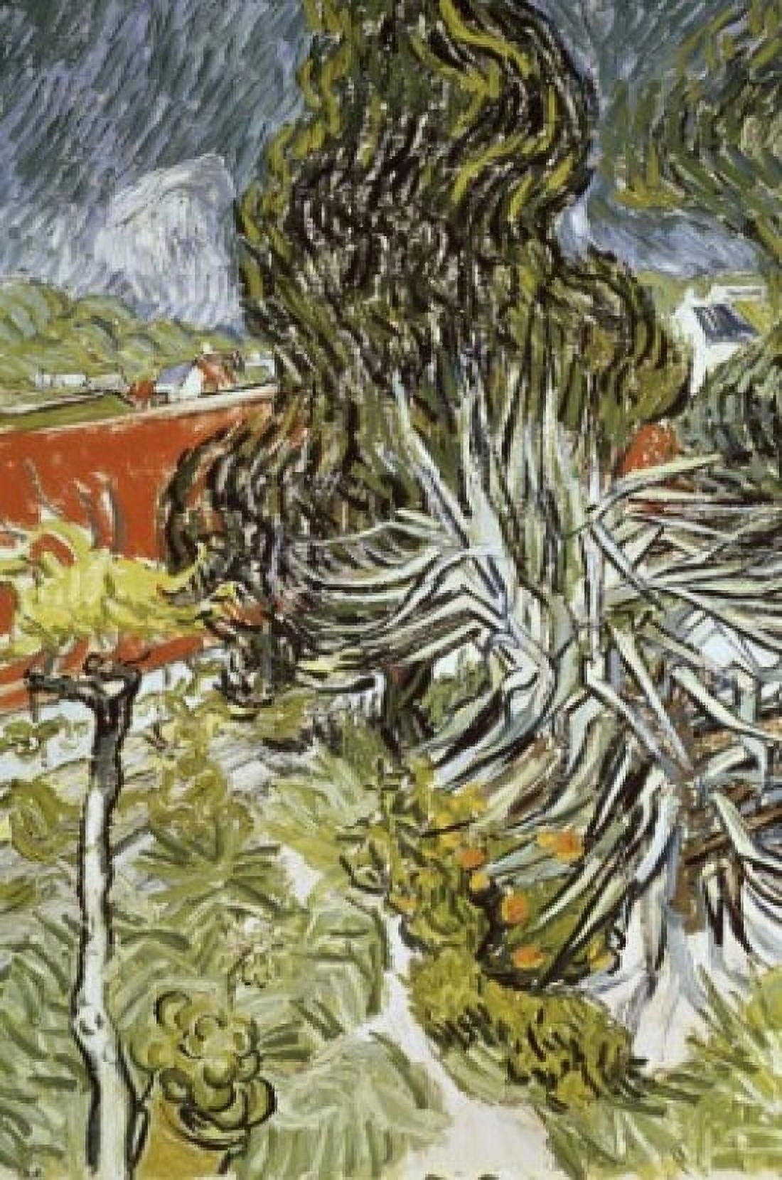 Posterazzi Dr Gachets Garden at Auvers-sur-Oise 1890 Vincent van Gogh (1853-1890 Dutch) Oil on canvas Musee dOrsay Paris France Canvas Art - Vincent van Gogh (24 x 36)
