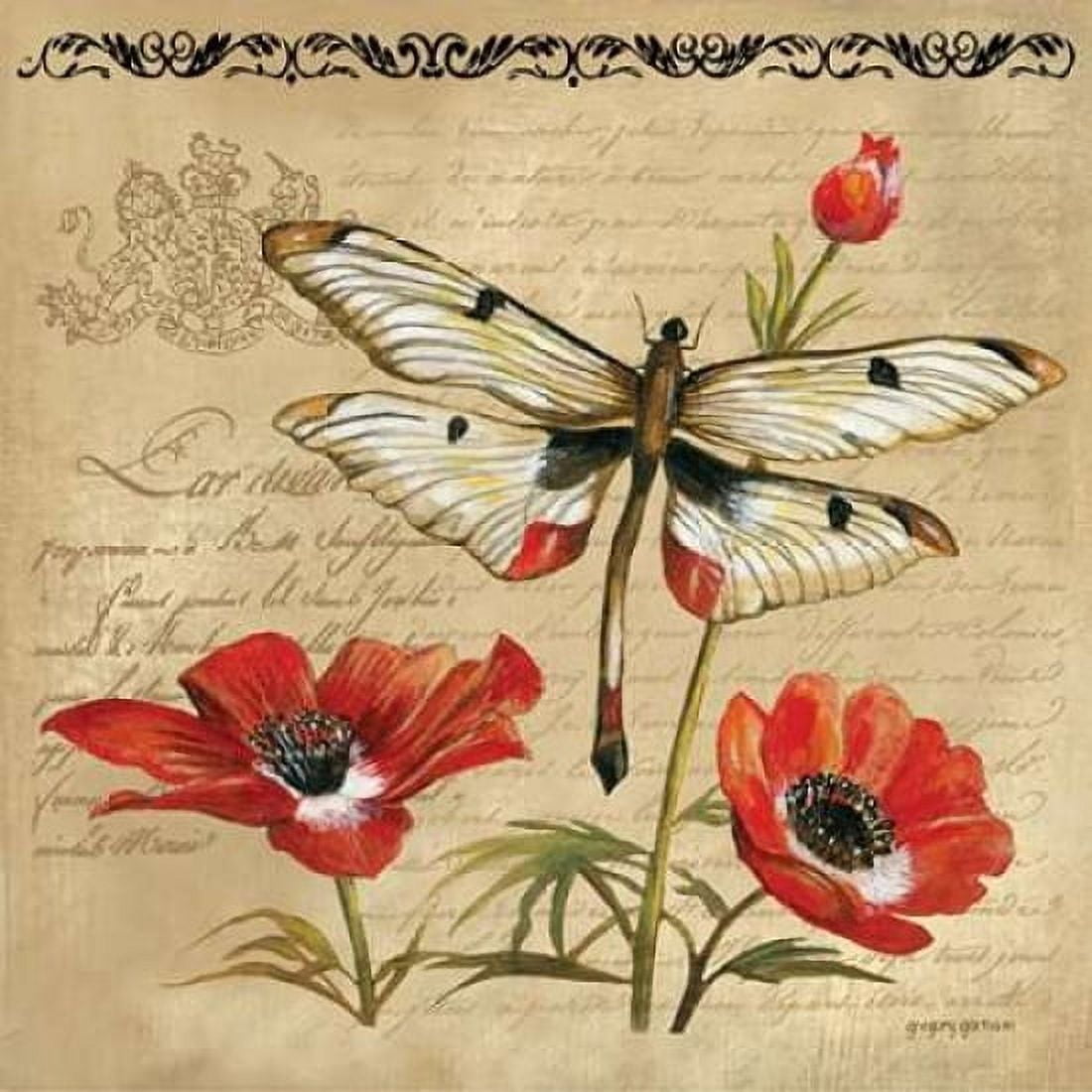 Posterazzi Dragonfly Canvas Art - Gregory Gorham (24 x 24)