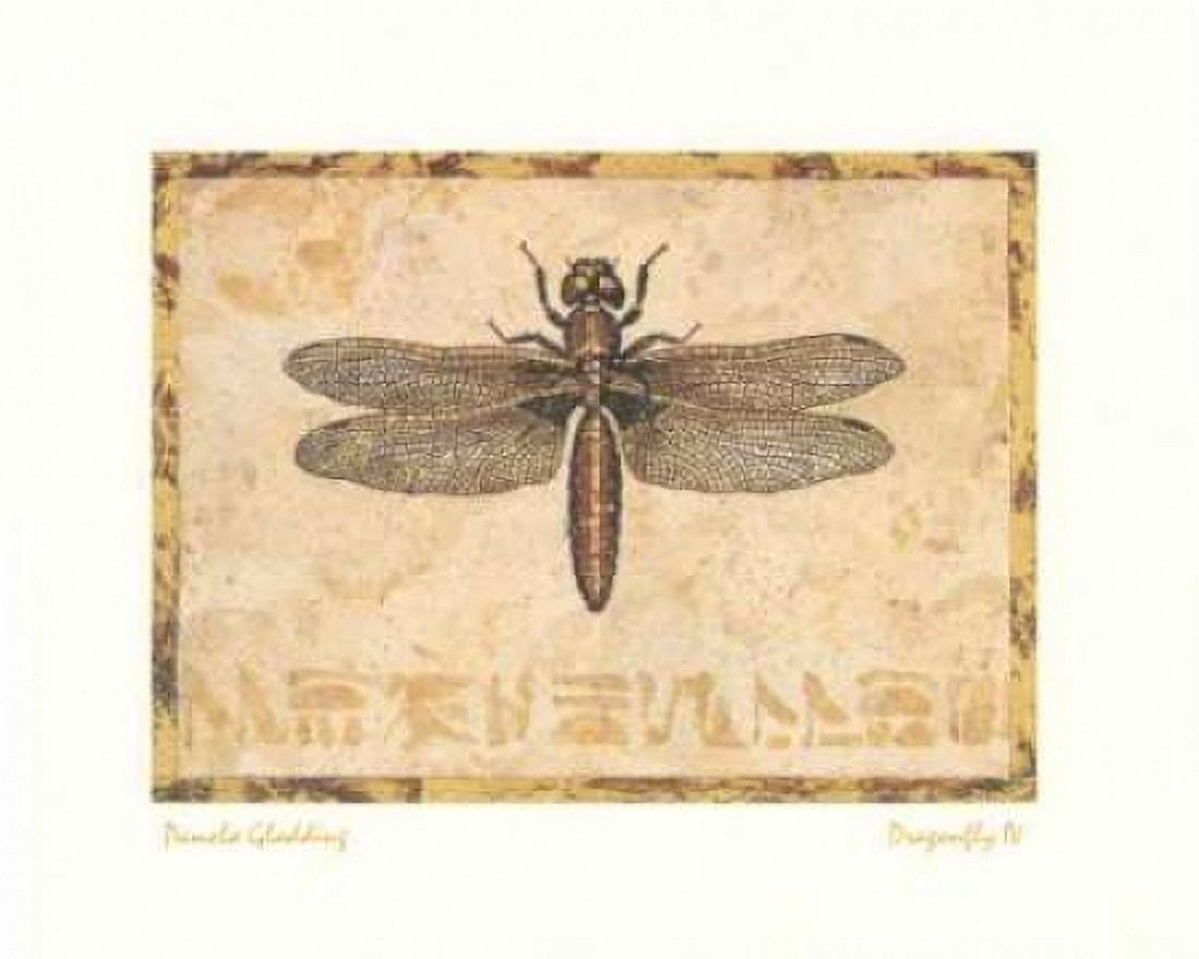 Posterazzi Dragonfly IV Canvas Art - Pamela Gladding (24 x 30)