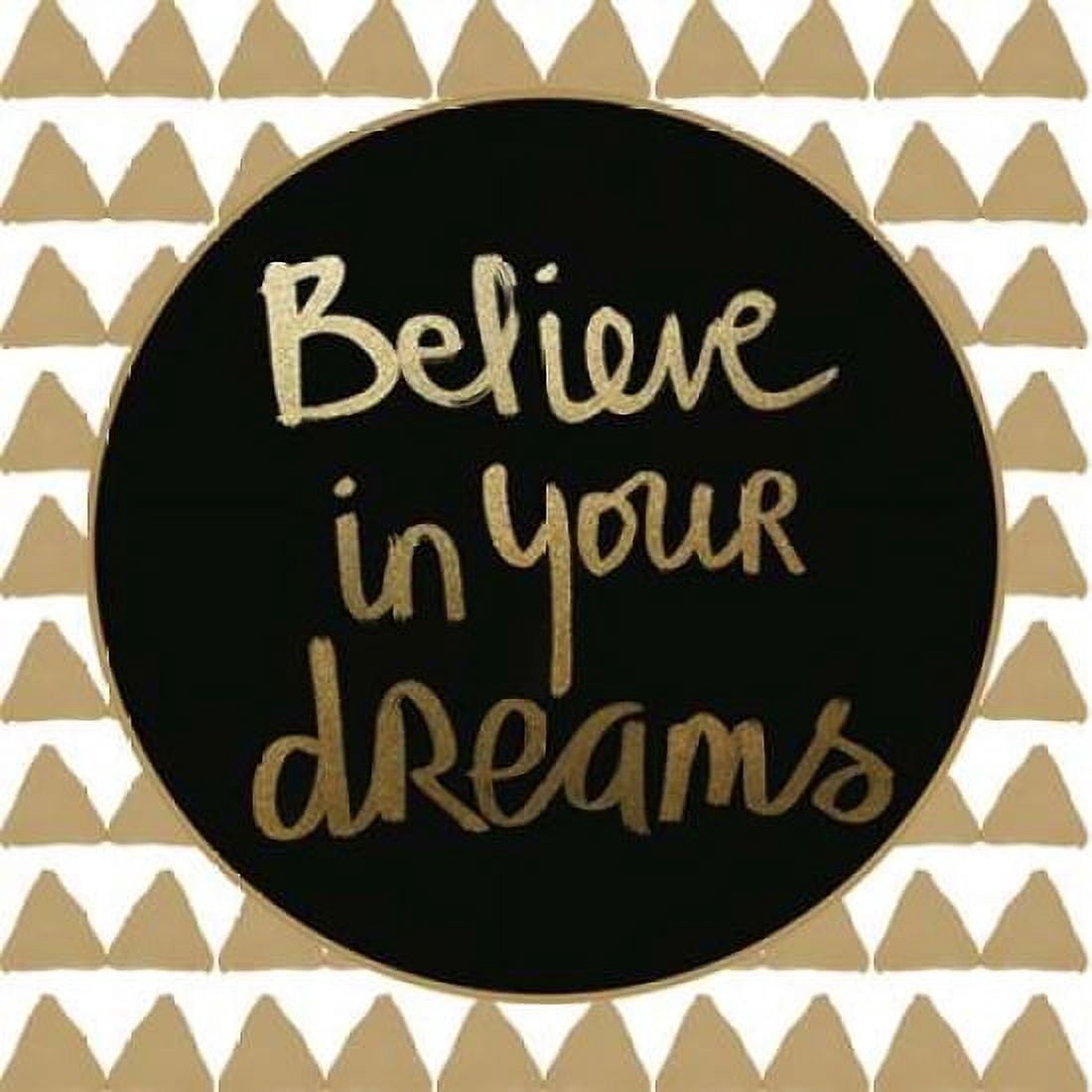 Posterazzi Dreams Gold Canvas Art - Linda Woods (24 x 24)