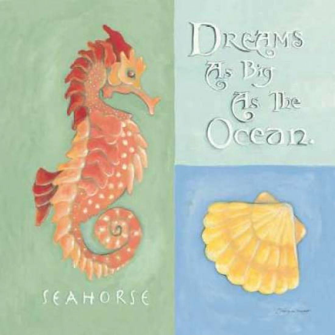 Posterazzi Dreams as Big as the Ocean Canvas Art - Stephanie Marrott (24 x 24)