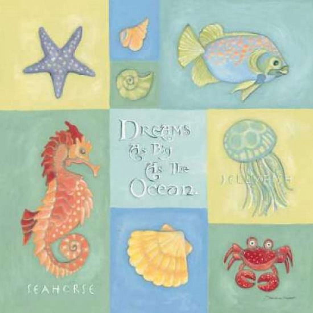 Posterazzi Dreams as Big as the Ocean Canvas Art - Stephanie Marrott (24 x 24)