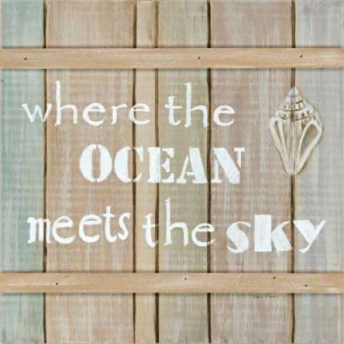 Posterazzi Driftwood Signs I Canvas Art - Paige Davis (24 x 24)