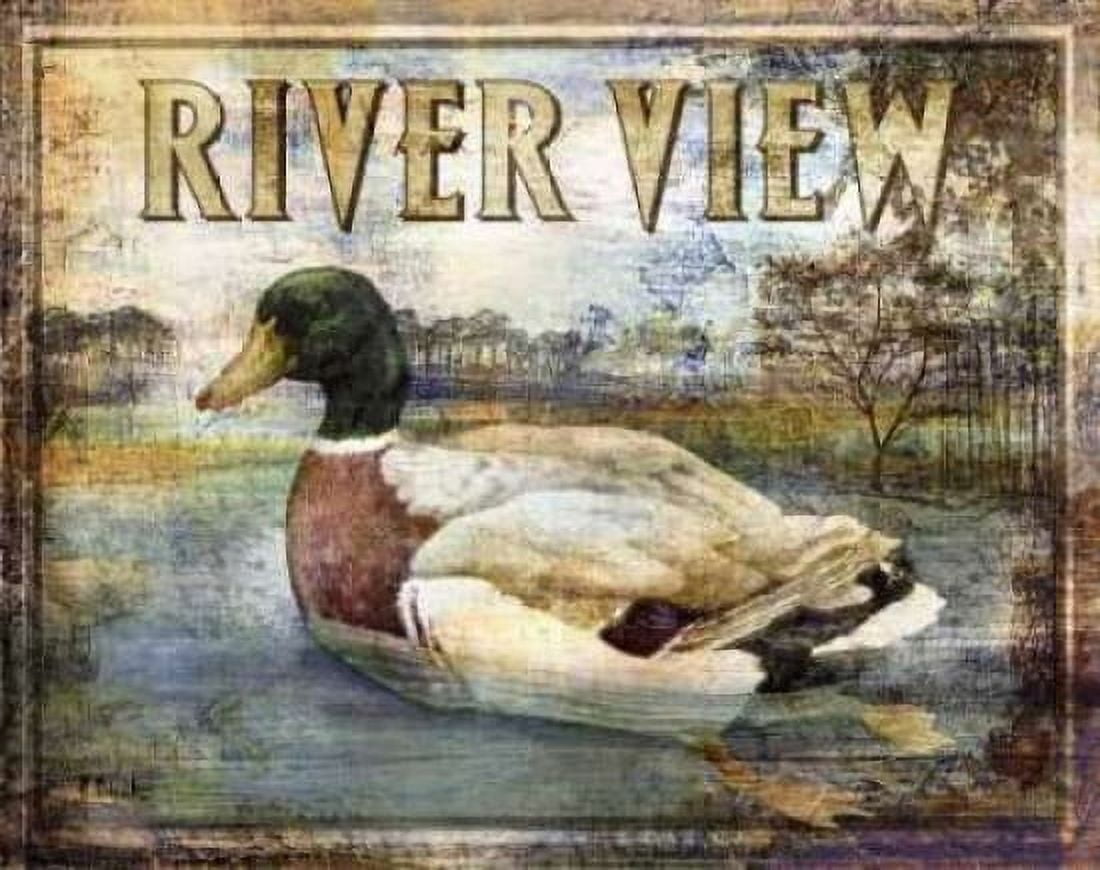 Posterazzi Duck Sign I Canvas Art - Paul Brent (22 x 28)