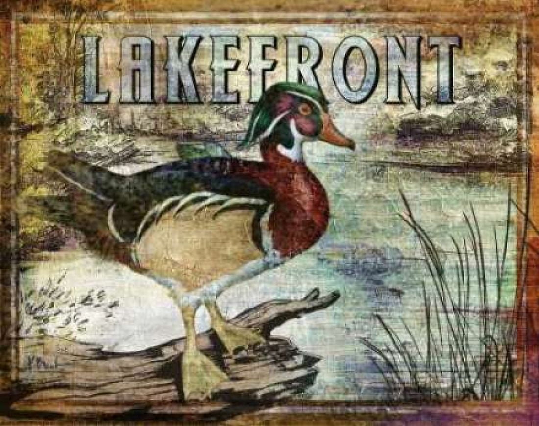 Posterazzi Duck Sign II Canvas Art - Paul Brent (22 x 28)