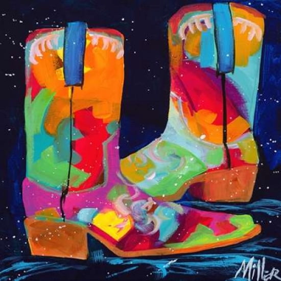 Posterazzi Dueling Boots Canvas Art - Tracy E Miller (24 x 24)