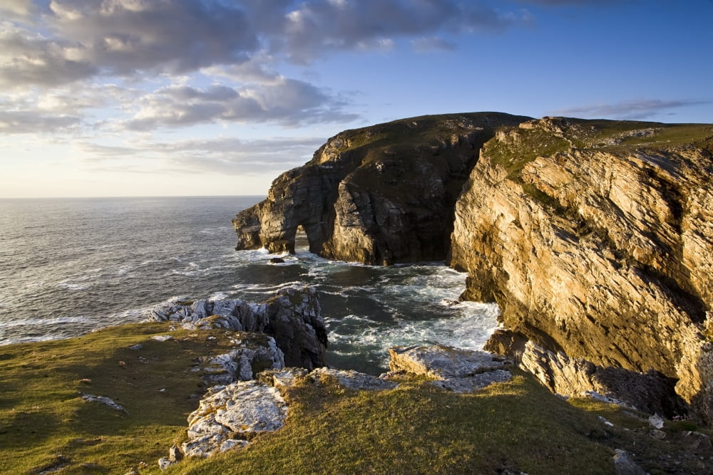 Posterazzi Dunfanaghy County Donegal Ireland Coastal Sea Stack And Seascape Canvas Art - Peter McCabe  Design Pics (34 x 22)