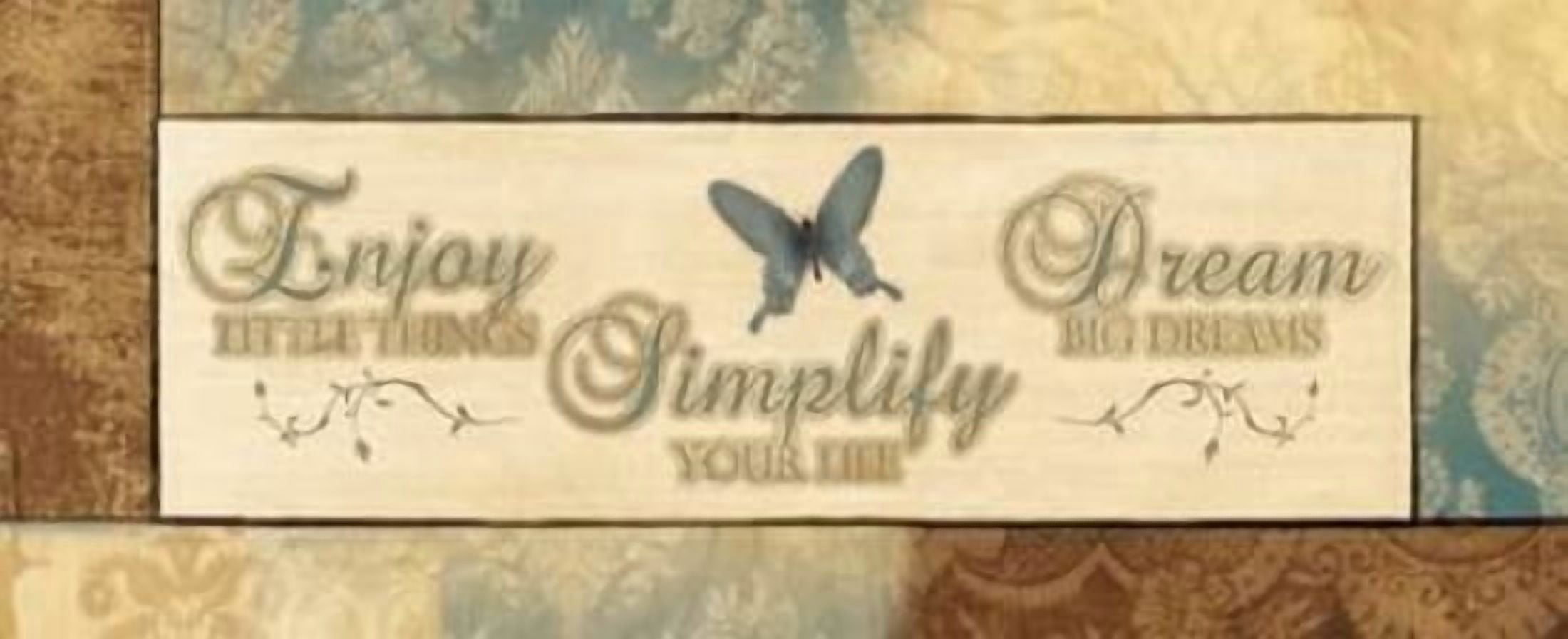 Posterazzi ENJOY LITTLE THINGS Canvas Art - Piper Ballantyne (10 x 20)