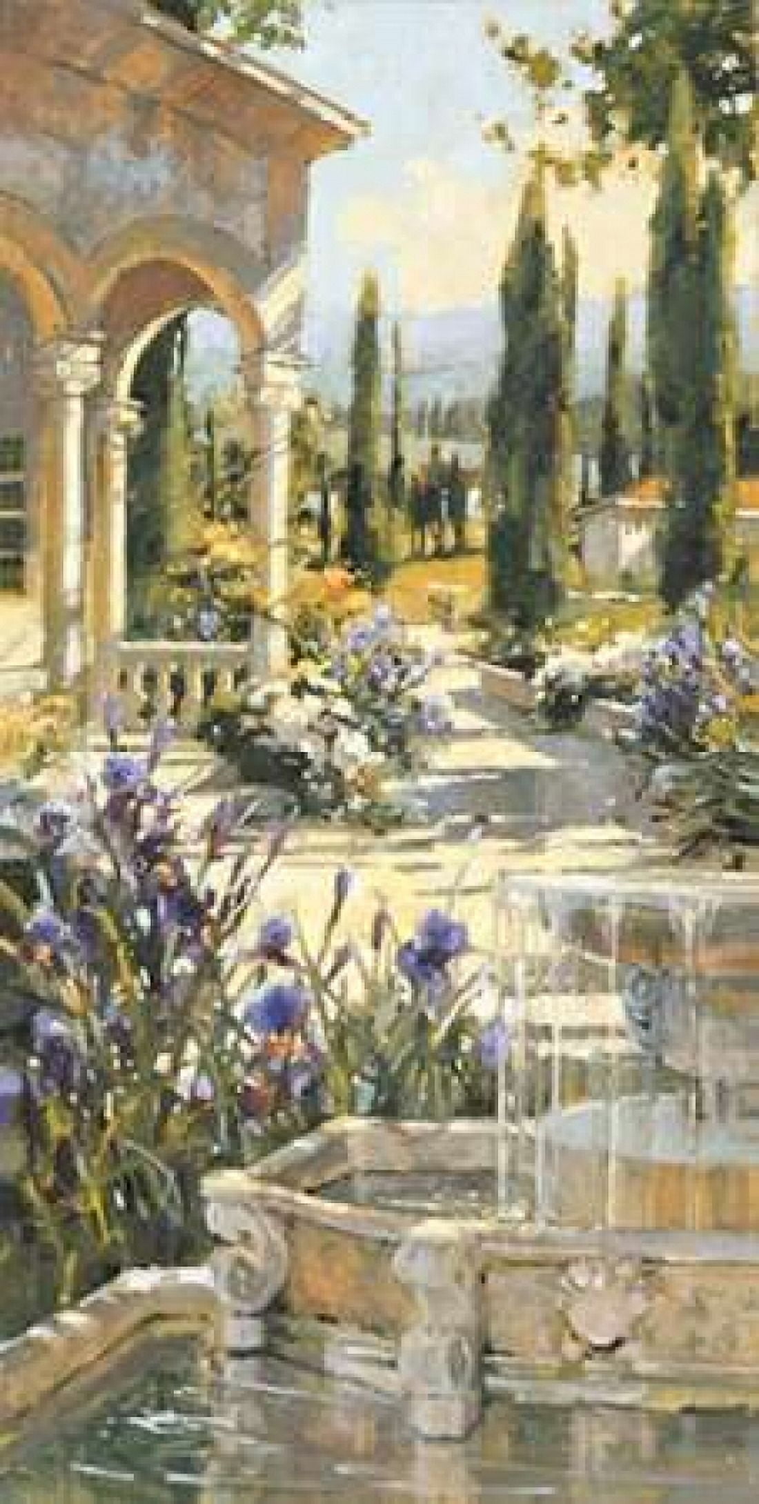 Posterazzi Echoes of Tuscany 1 Canvas Art - Marilyn Simandle (24 x 48)