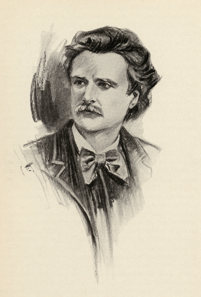 Posterazzi Edvard Grieg 1843-1907 Norwegian Composer Portrait By Chase Emerson American Artist 1874-1922 Canvas Art - Ken Welsh Design Pics (24 x 36)