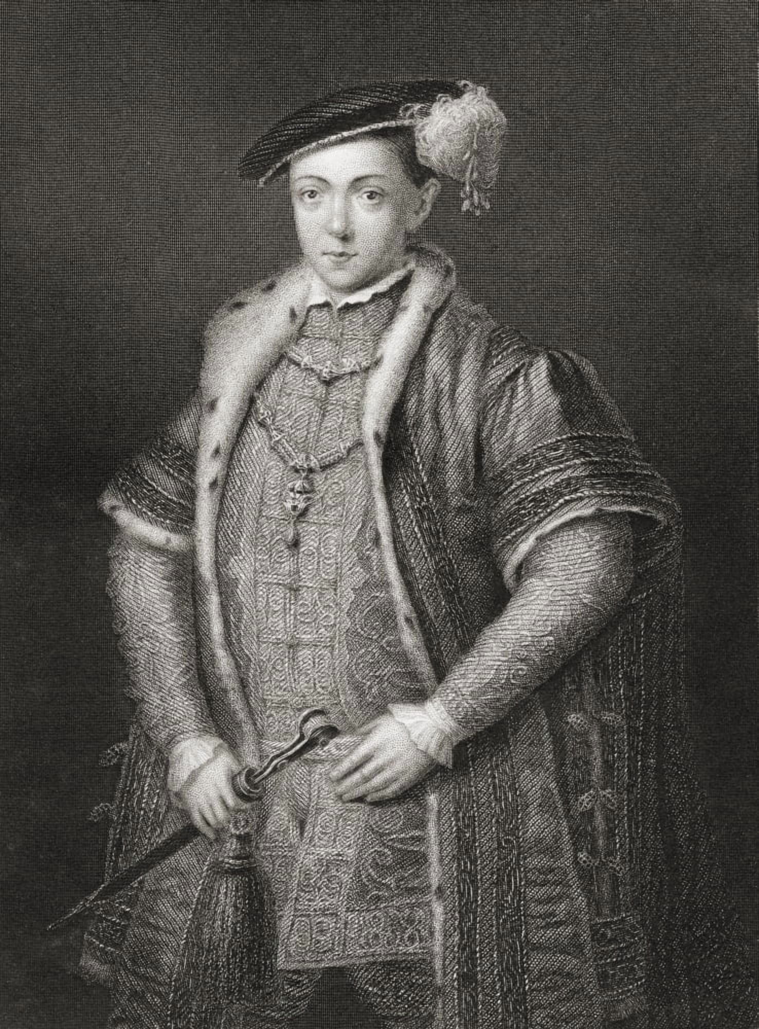 Posterazzi Edward Vi 1537 Canvas Art - Ken Welsh Design Pics (26 x 36)