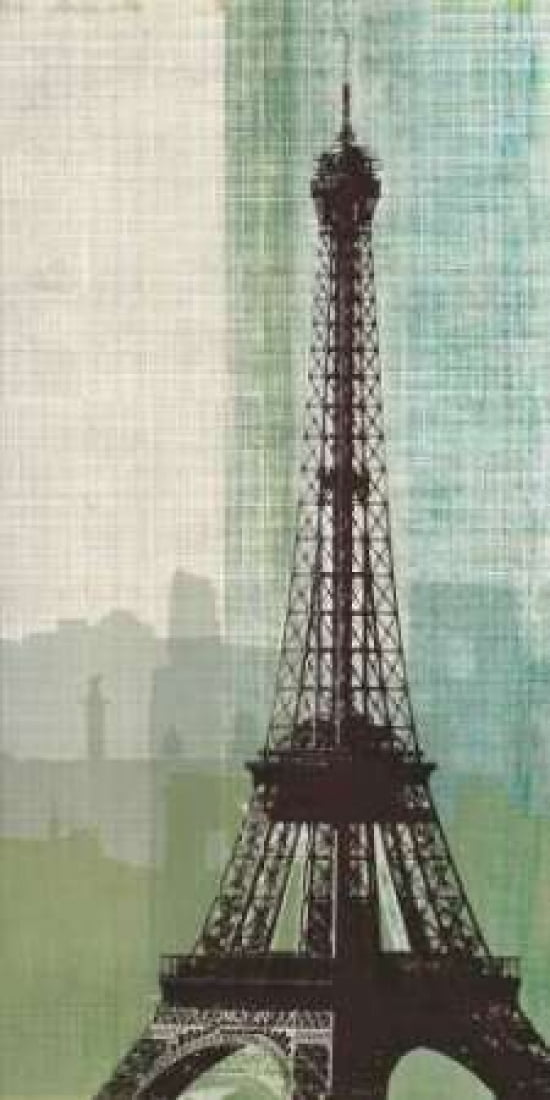 Posterazzi Eiffel Tower II Canvas Art - Tandi Venter (24 x 48)