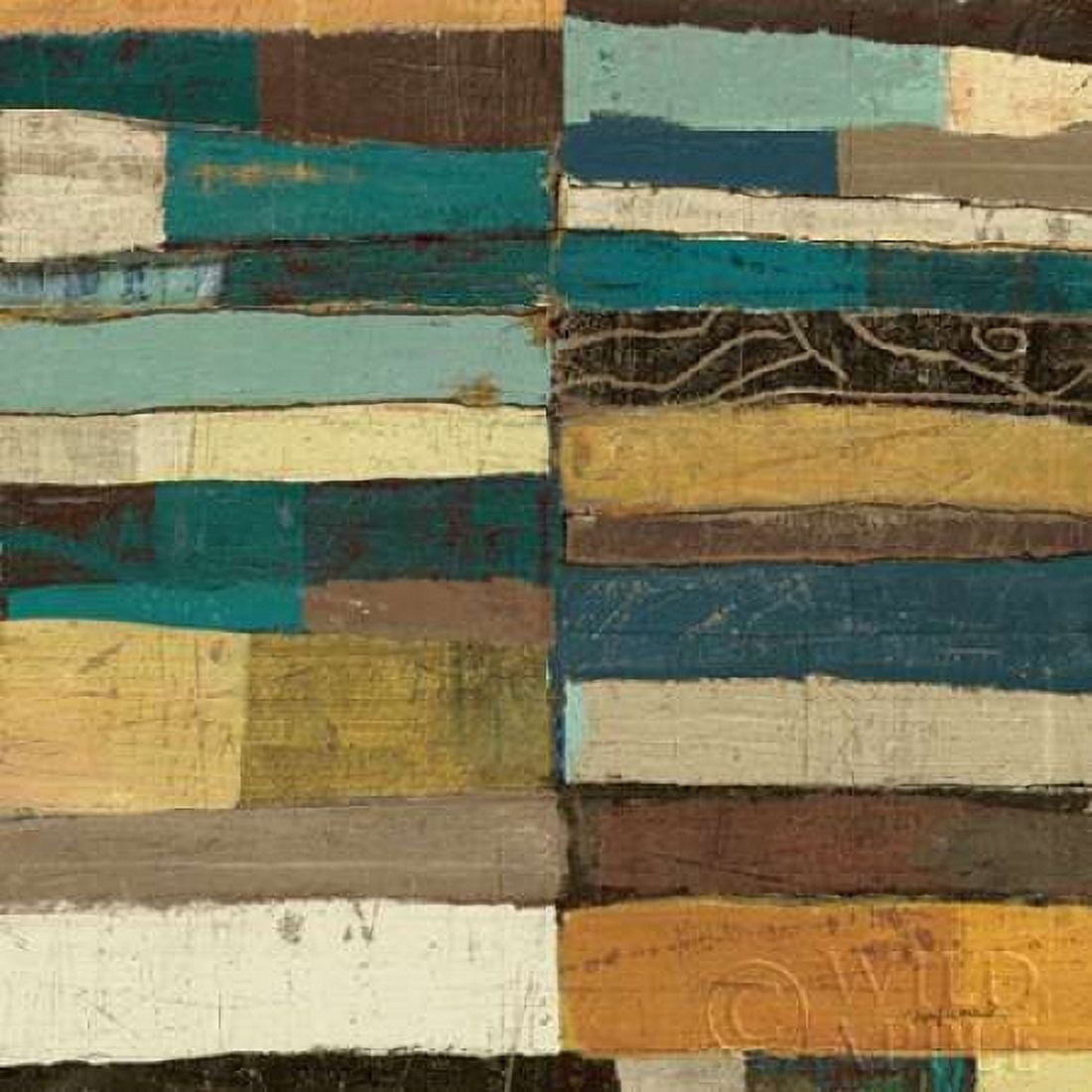 Posterazzi Eileen V Blue Canvas Art - Cheryl Warrick (24 x 24)