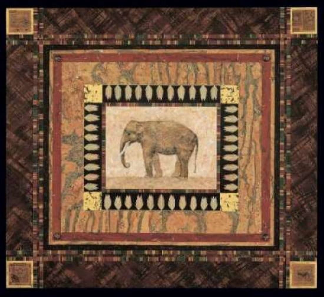 Posterazzi Elephant Canvas Art - Pamela Gladding (24 x 24)