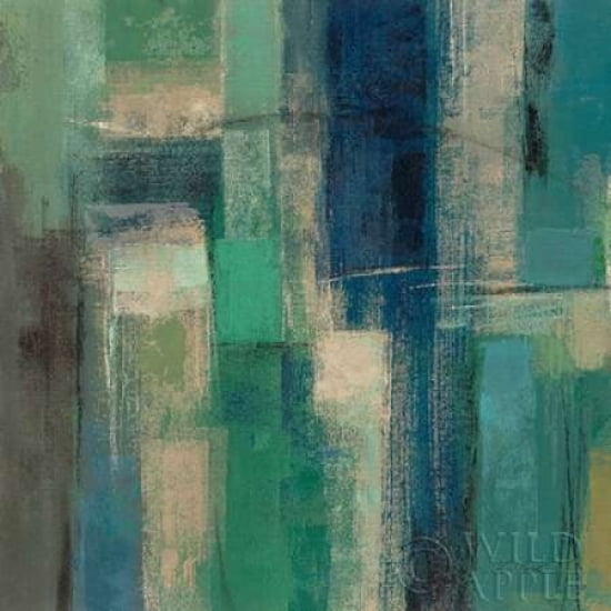 Posterazzi Emerald Fields Square I Canvas Art - Silvia Vassileva (24 x 24)