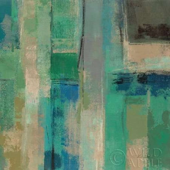 Posterazzi Emerald Fields Square II Canvas Art - Silvia Vassileva (24 x 24)