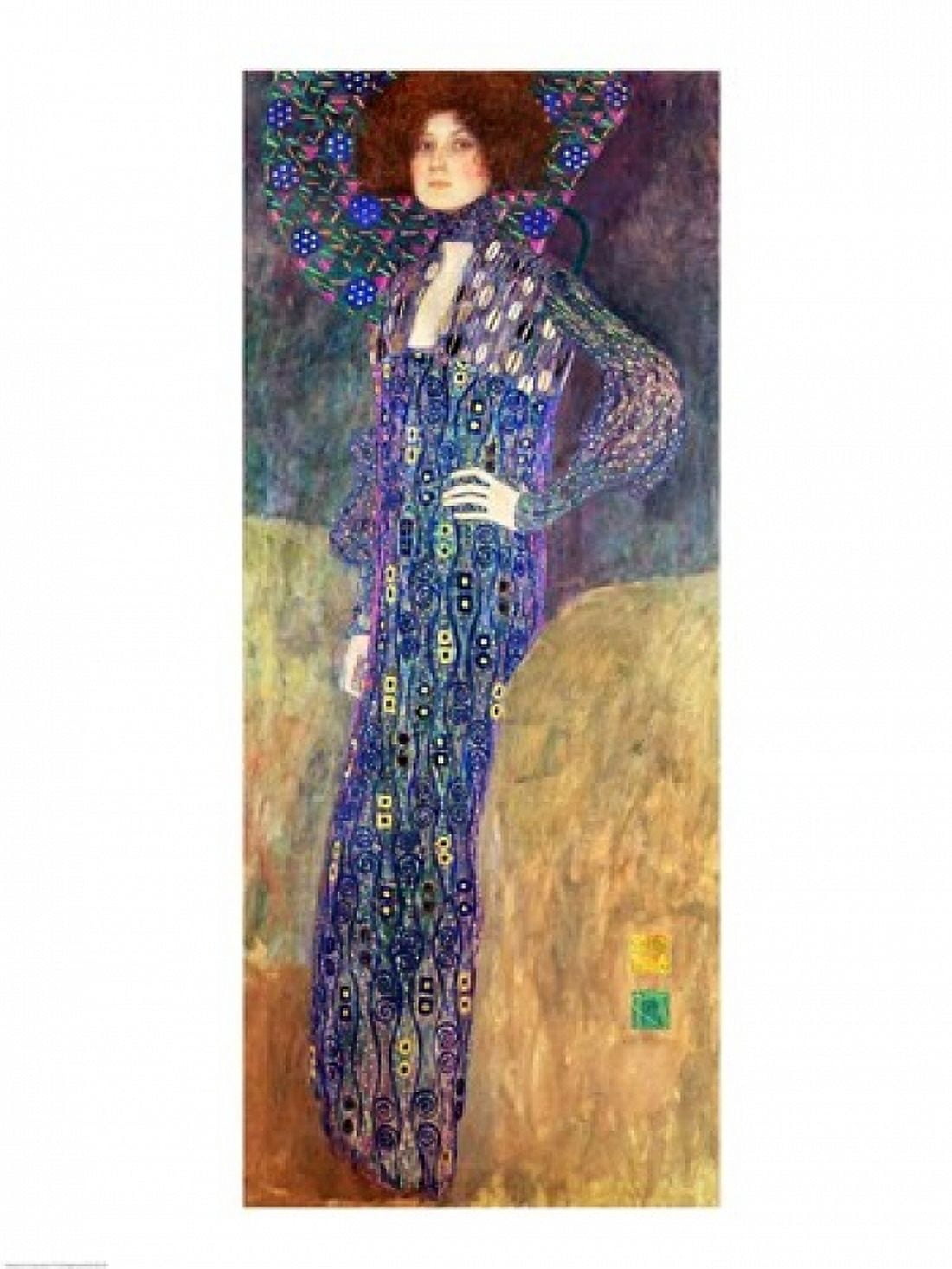 Posterazzi Emilie Floege Canvas Art - Gustav Klimt (24 x 36)