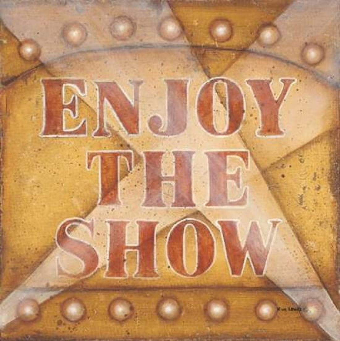 Posterazzi Enjoy the Show Canvas Art - Kim Lewis (24 x 24)