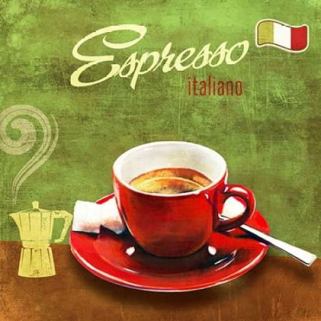 Posterazzi Espresso Canvas Art - Skip Teller (24 x 24)