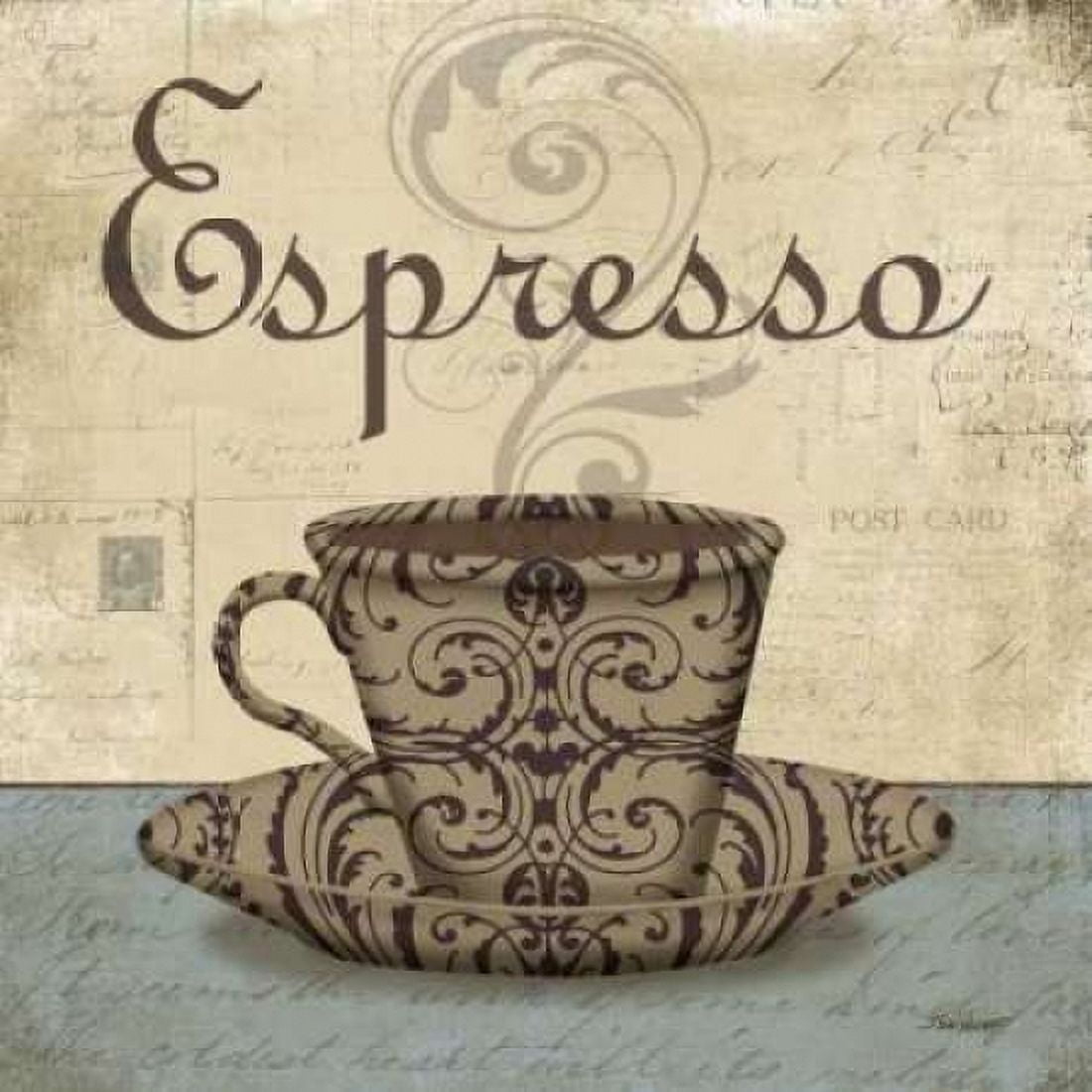 Posterazzi Espresso Canvas Art - Todd Williams (24 x 24)