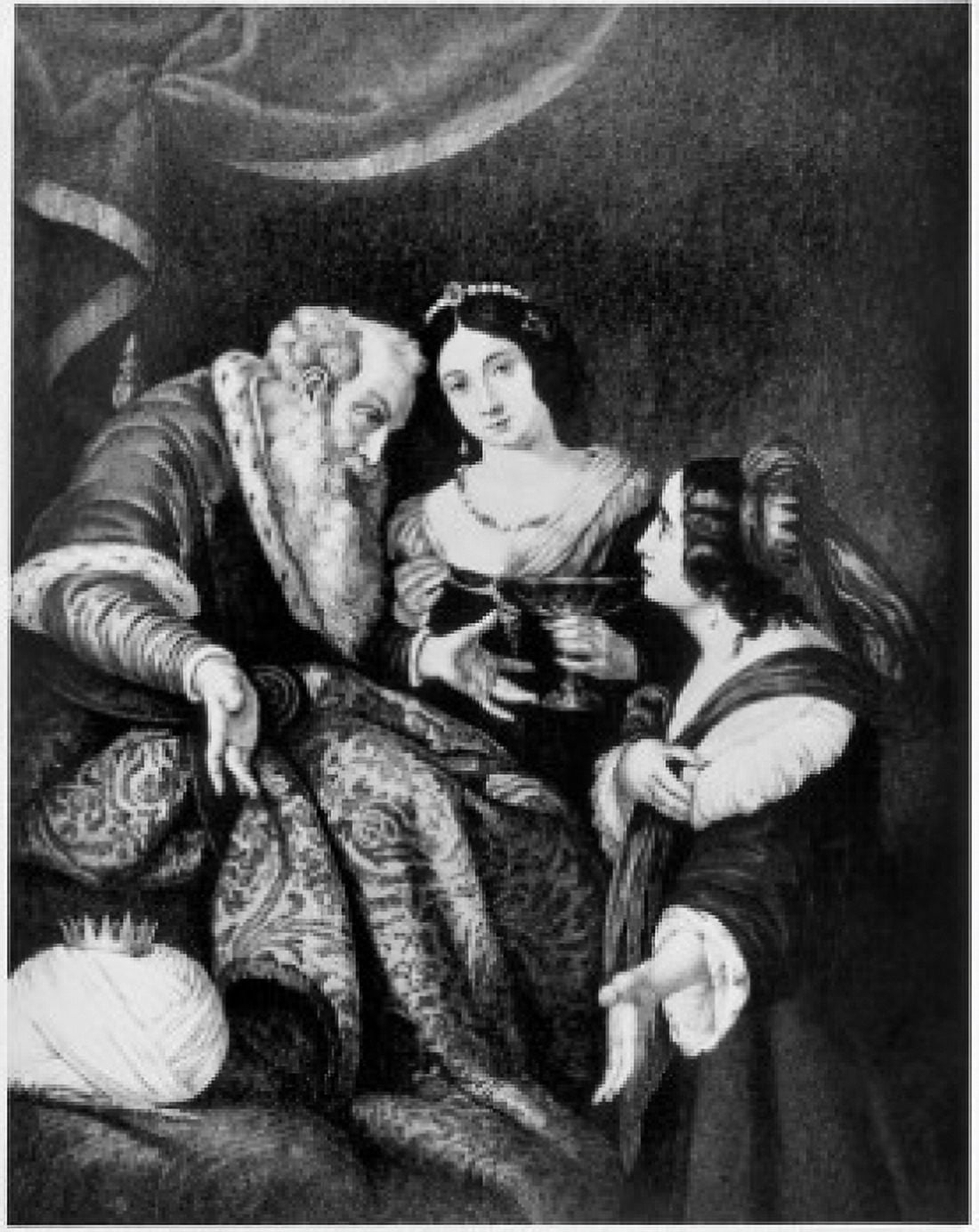 Posterazzi Esther Asks for Mercy for Her and Her People Bernardo Strozzi Canvas Art - Bernardo Strozzi (24 x 36)