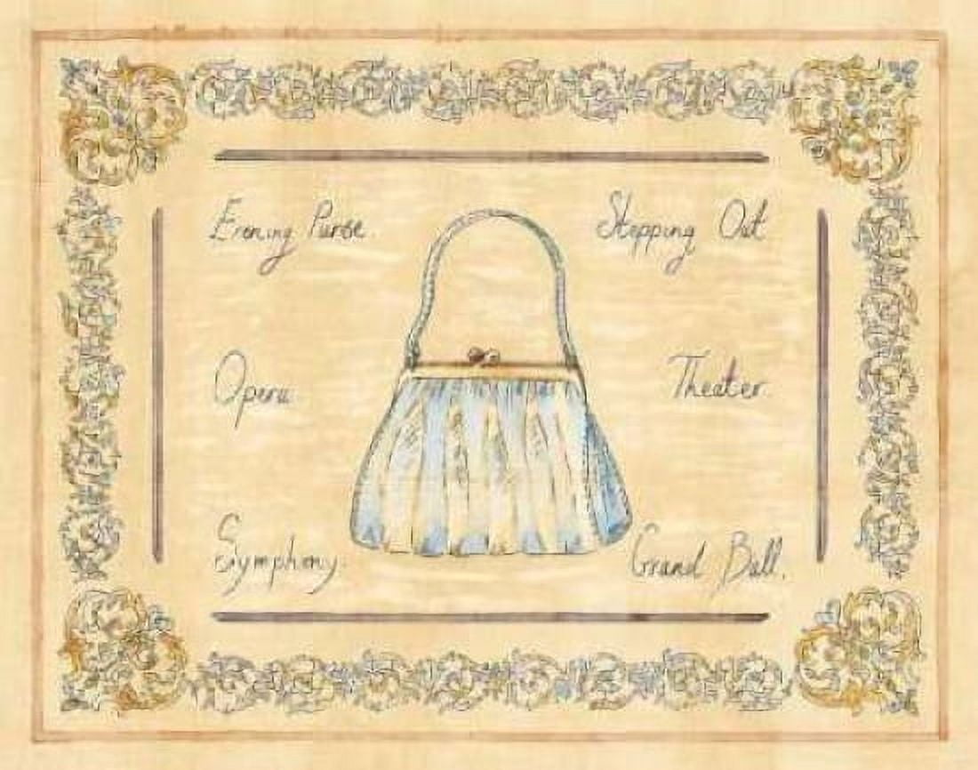 Posterazzi Evening Purse Canvas Art - Banafshe Schippel (22 x 28)