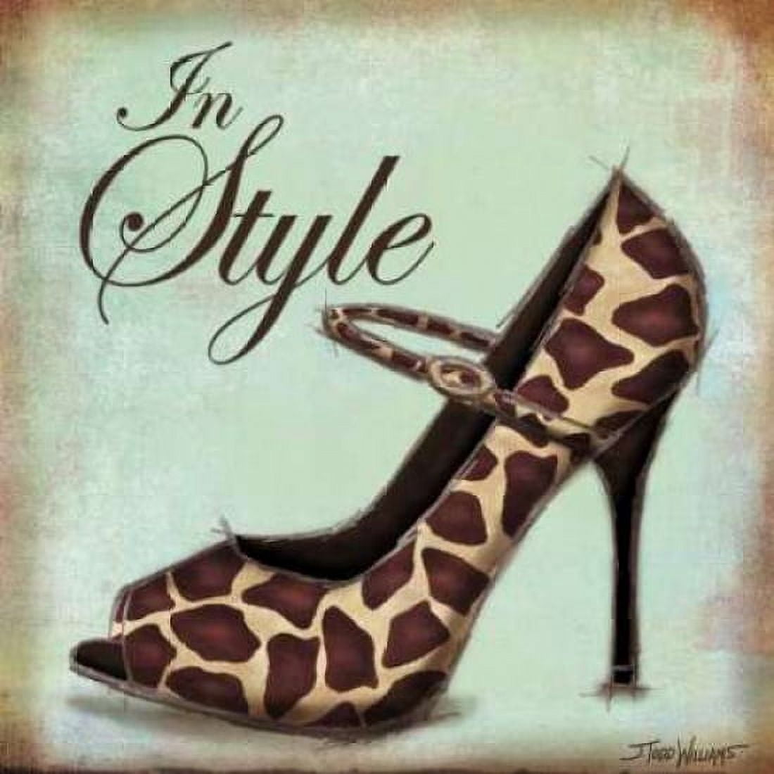 Posterazzi Exotic Shoe II Canvas Art - Todd Williams (24 x 24)