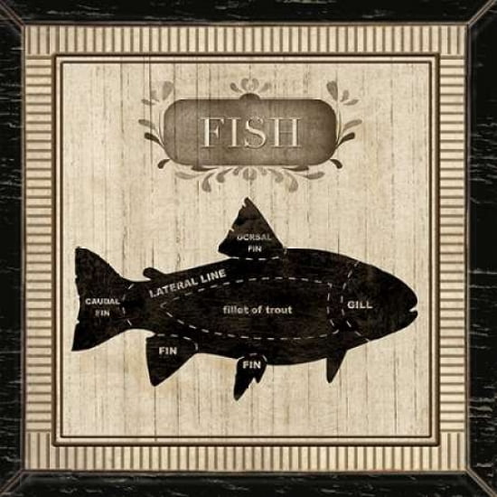 Posterazzi FISH Canvas Art - Piper Ballantyne (24 x 24)