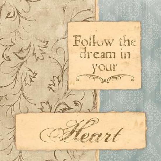 Posterazzi FOLLOW THE DREAM Canvas Art - Piper Ballantyne (24 x 24)